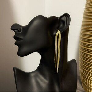 ✨Beautiful Gold Tassel Earrings with S925 Post